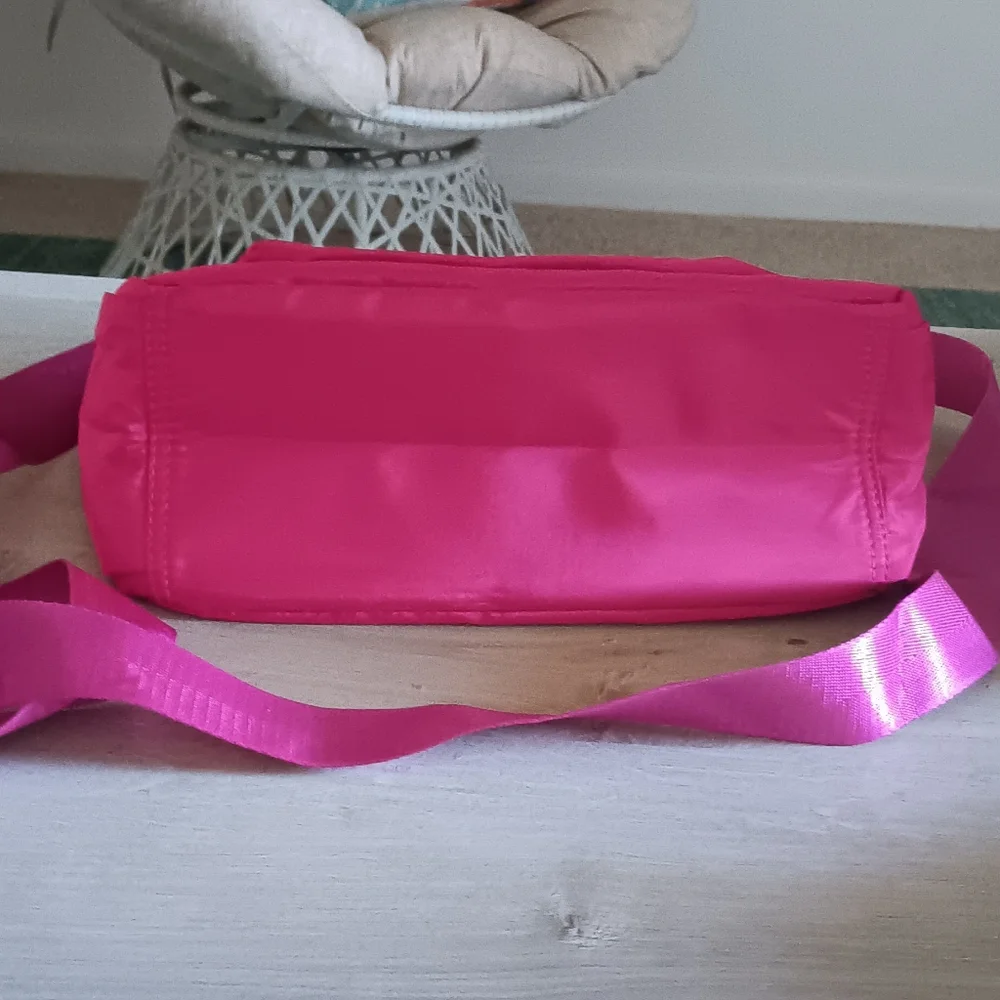 - JINGPIN MULTI COMPARTMENT RASPBERRY COLOR CROSSBODY BAG - Picture 3 of 5